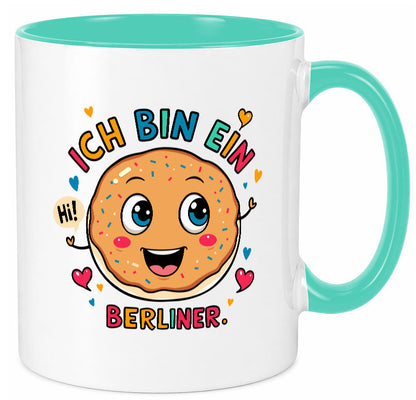 Ich bin ein Berliner | Krapfen Pfannkuchen Humor Geschenkidee Tasse