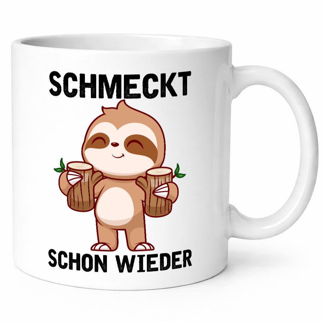 Schmeckt schon wieder | Frankfurt Hessen v2 Geschenkidee Humor Tasse