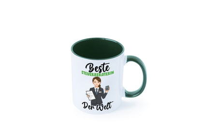 Beste Steuerberaterin | Steuer Beratung v2 Geschenkidee Humor Tasse