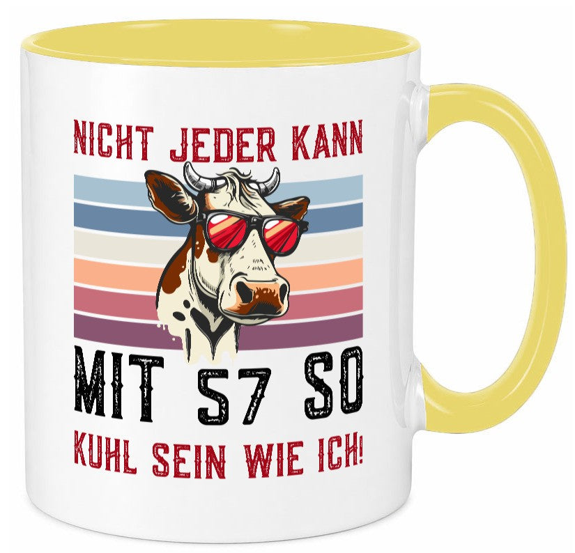 Mit 57 so gut aussehen | 57. Geburtstag Landwirt Bauer v2 lustig Geschenkidee Tasse