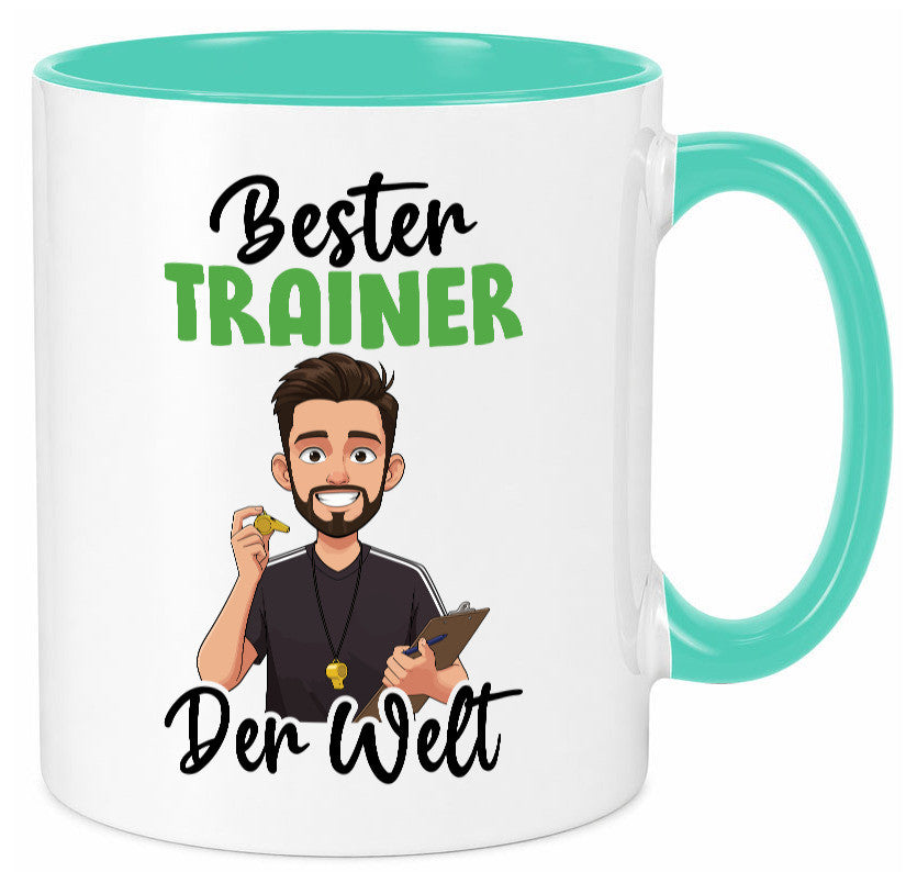 Bester Trainer | Verein Sport v2 Humor Geschenkidee Tasse