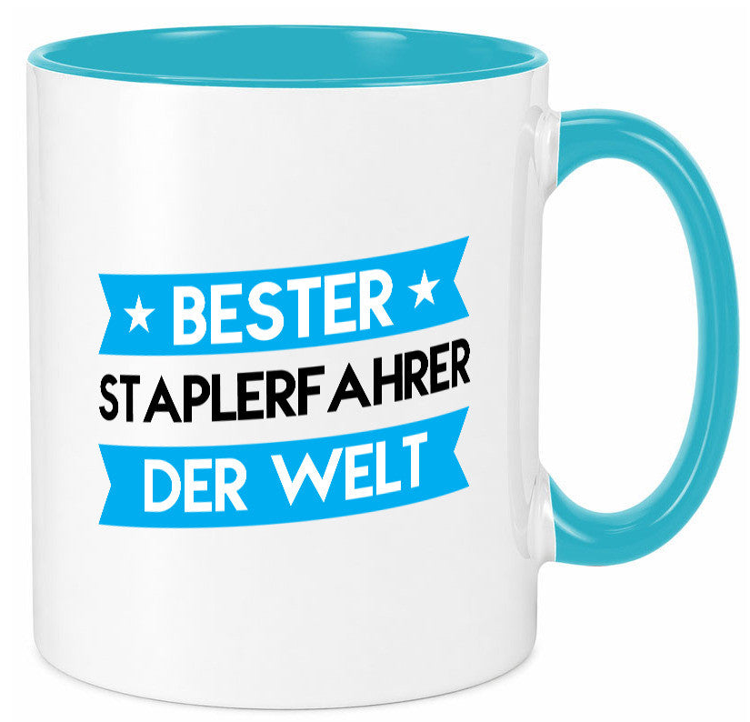 Bester Staplerfahrer | Gabelstapler Fahrer Geschenkidee Humor Tasse
