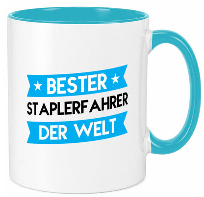 Bester Staplerfahrer | Gabelstapler Fahrer Geschenkidee Humor Tasse