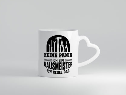 Keine Panik, ich bin Hausmeister, ich regel das | Lustiger Spruch Geschenk Humor