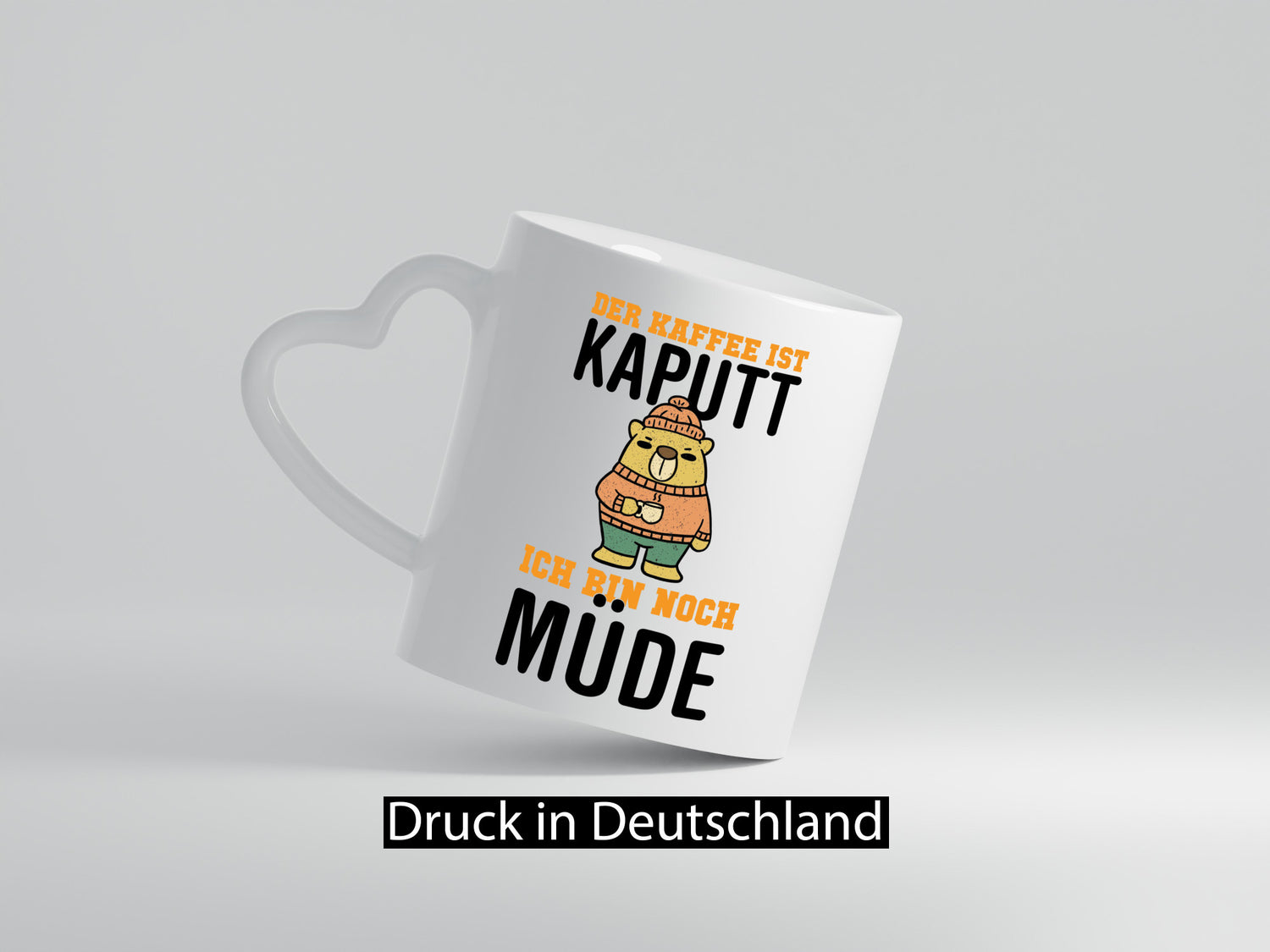 Müder Bär | Kaffee Spruch Morgenmuffel Humor lustiger Geschenk Geschenkidee