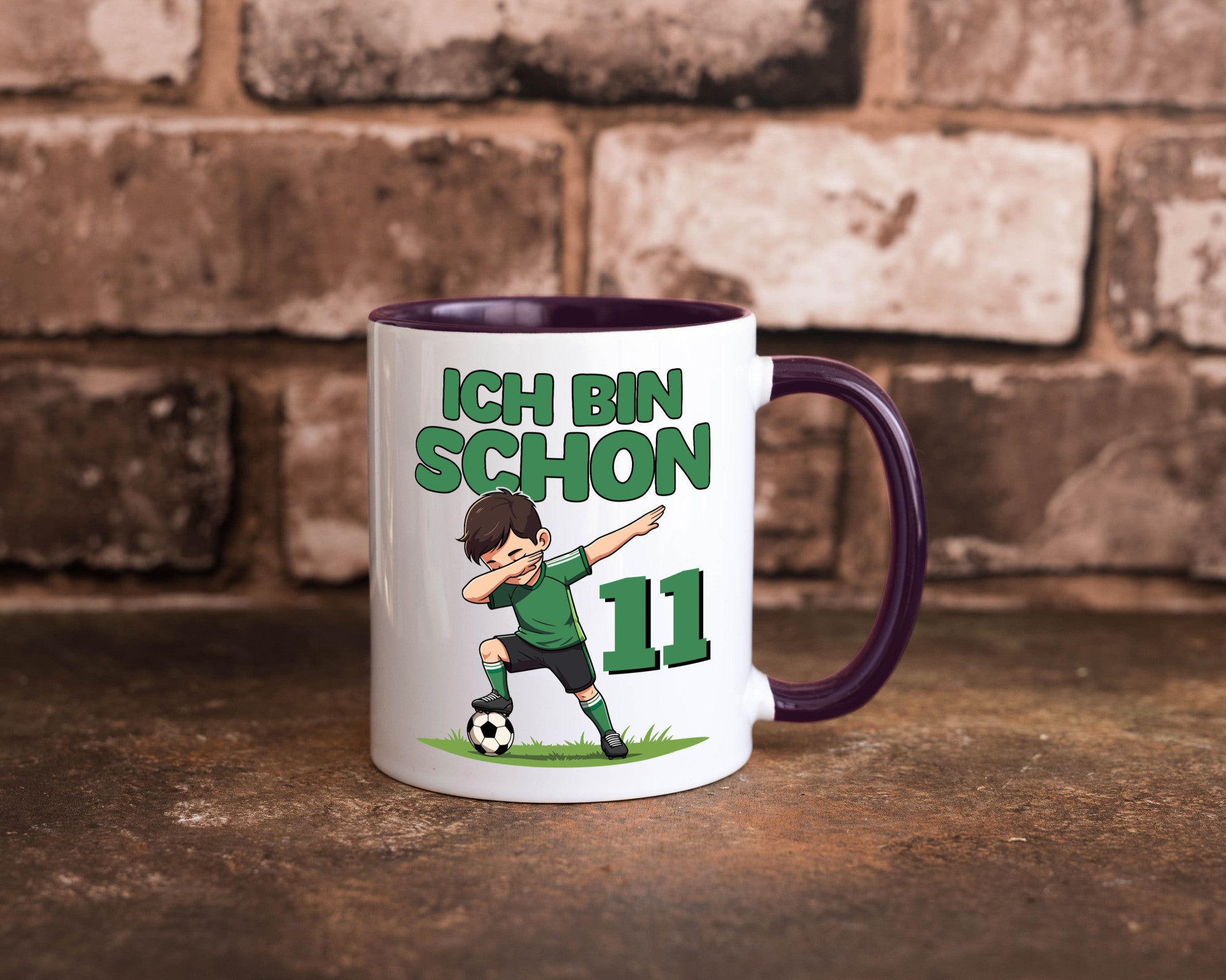 11. Geburtstag | 11 Jahre Fußballer Geschenkidee Humor Tasse