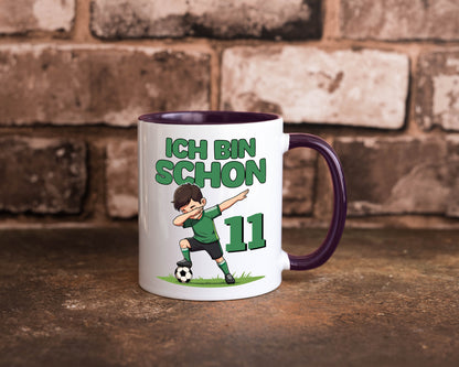 11. Geburtstag | 11 Jahre Fußballer Geschenkidee Humor Tasse