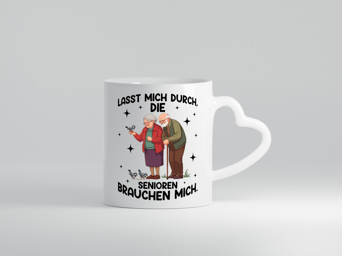 Senioren brauchen mich | Altenpflege Pflegekraft lustiger Spruch Geschenk Humor