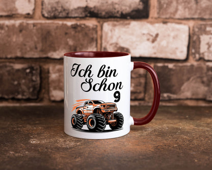 9. Geburtstag | Monster truck 9 Jahre lustiger Spruch Geschenk Geschenkidee