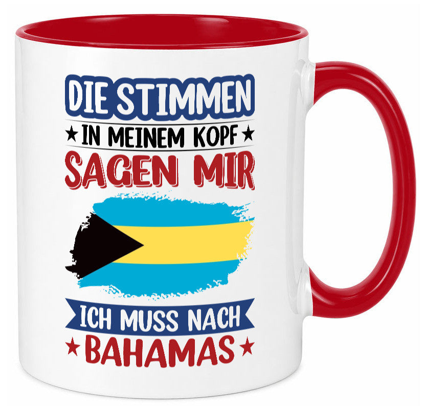 Bahamas | Urlaub Stimmen in meinem Kopf Traumland Geschenk Humor Geschenkidee