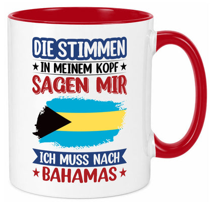 Bahamas | Urlaub Stimmen in meinem Kopf Traumland Geschenk Humor Geschenkidee