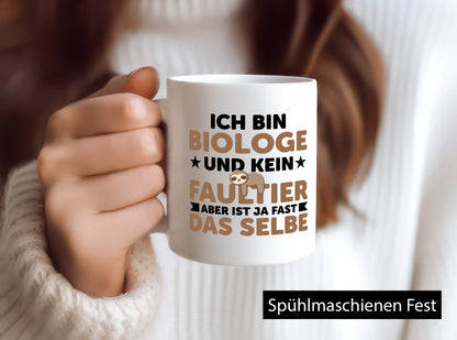 Ich bin kein Faultier: Biologe | Biologie Naturforscher v2 Geschenk