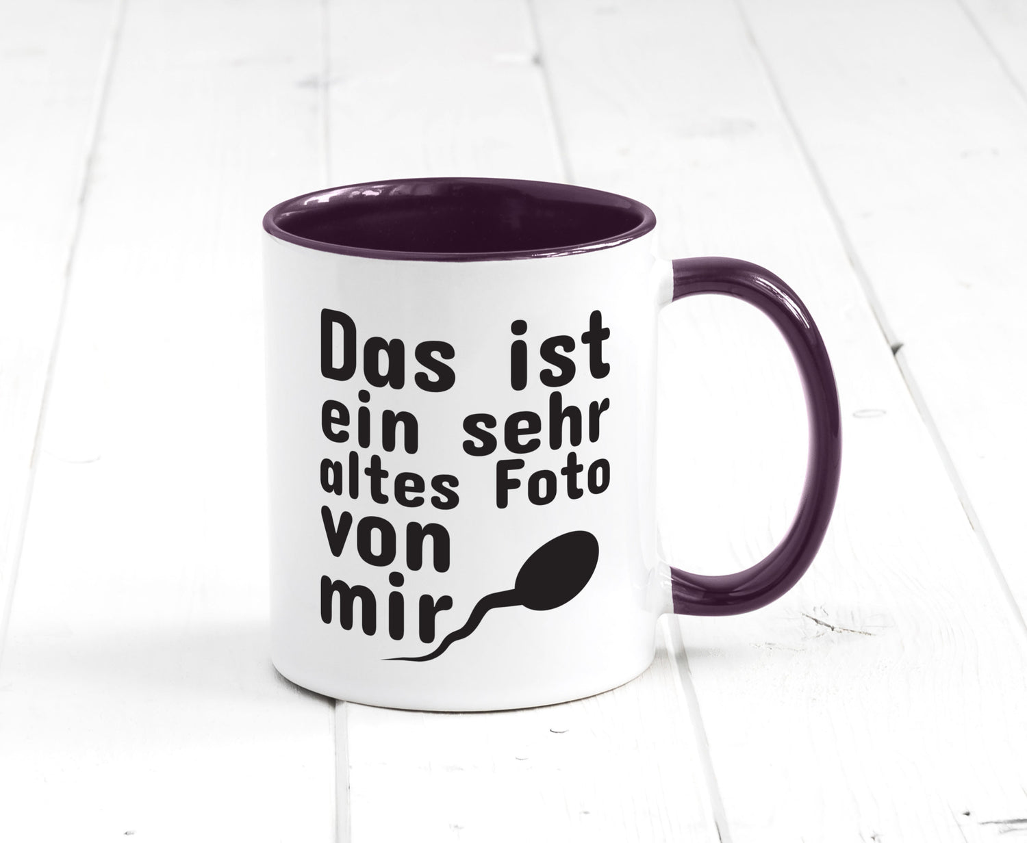 Sehr altes Foto von mir | lustige Tasse Männer Humor Geschenk Geschenkidee