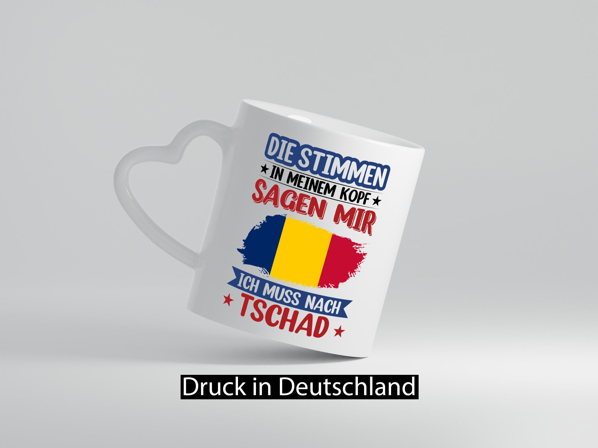 Tschad | Urlaub Stimmen in meinem Kopf Traumland Humor Geschenkidee Tasse