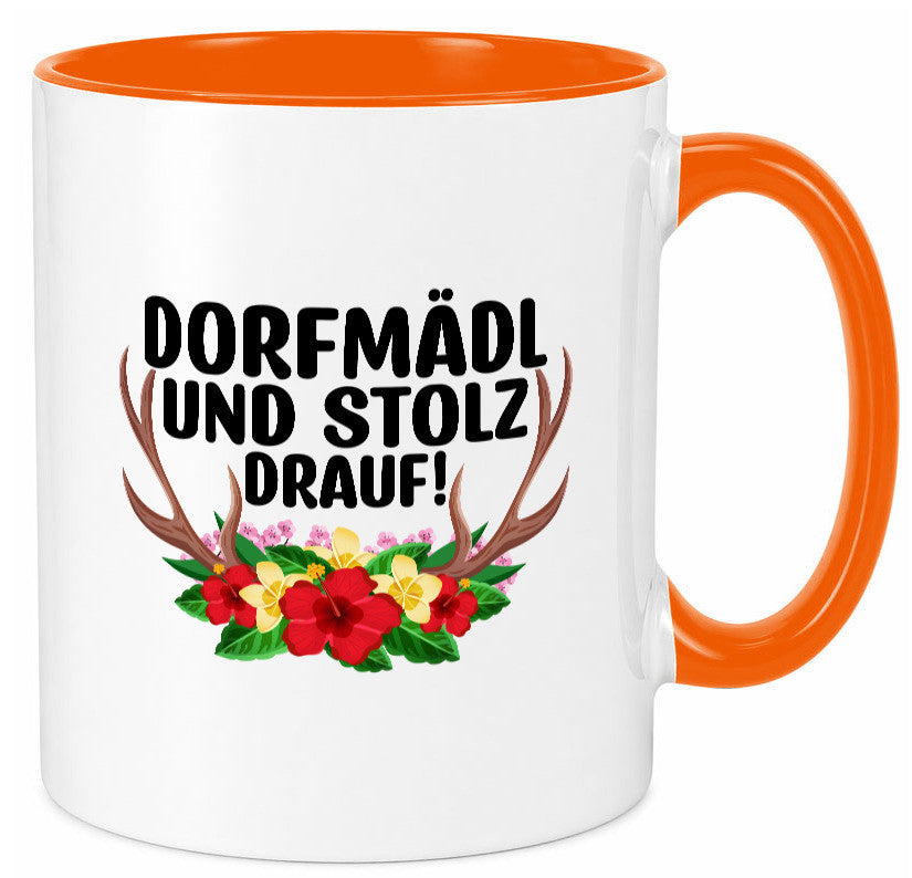 Dorfmädel und stolz drauf | Dorfkind Dorf v2 Geschenkidee Humor Tasse