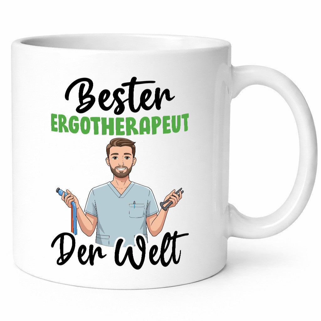 Bester Ergotherapeut | Ergotherapie v2 Geschenkidee Humor Tasse
