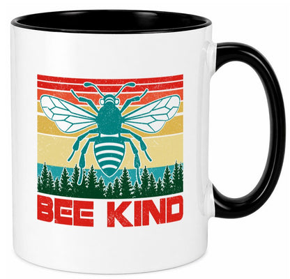 Bee kind | Bienen imker Bienenflüsterer v2 lustiger Spruch Geschenk Humor Tasse