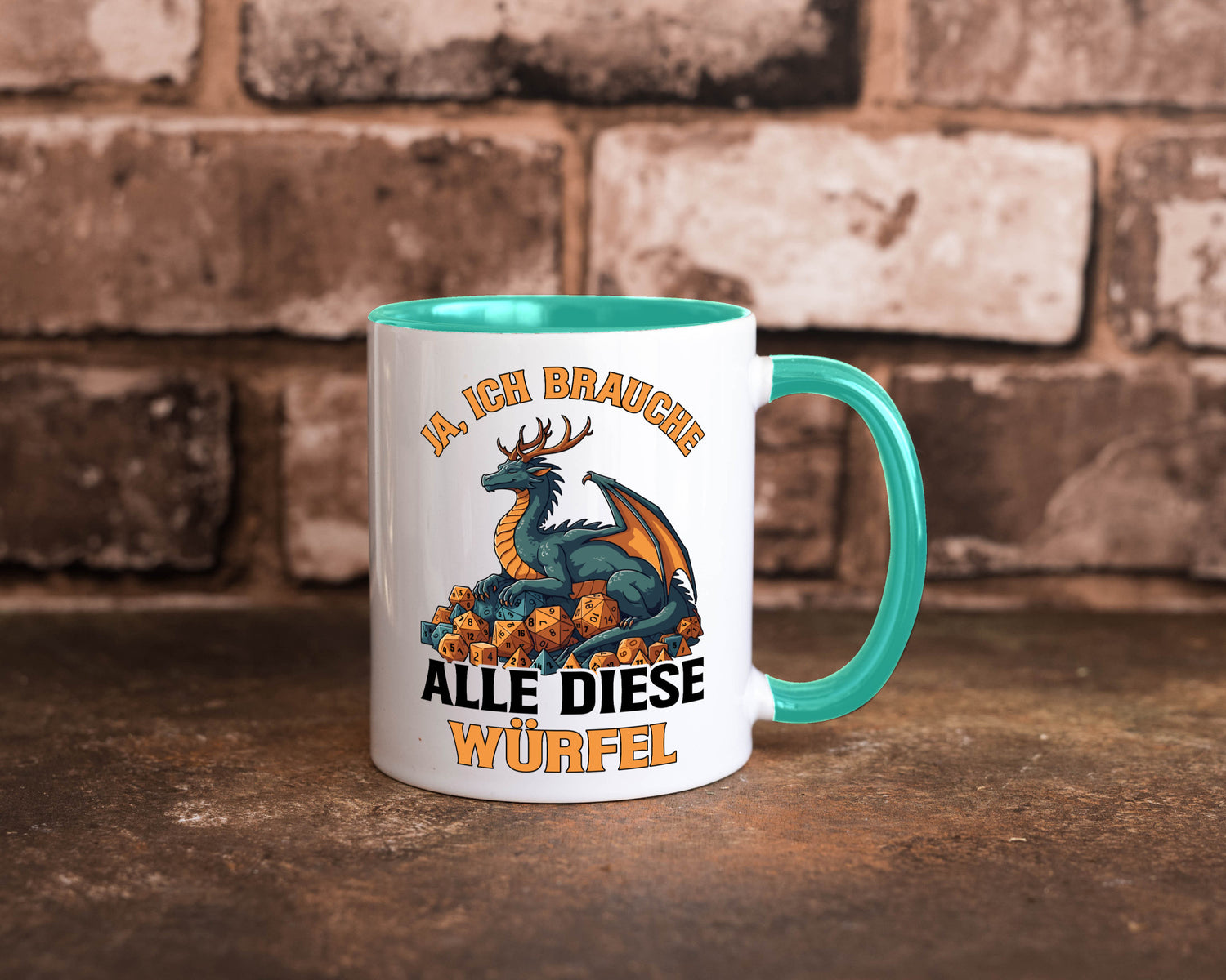 Ja ich brauche alle diese Würfel | Drache Rollenspiel v2 Geschenk Humor