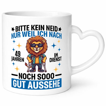 49 Jahre im Dienst | Arbeitsjubiläum Arbeit lustiger Spruch Geschenk Kollegen