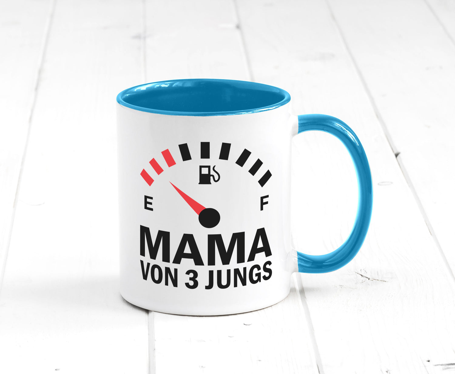 Mama von 3 Jungs | Muttertag Geschwister lustiger Spruch Geschenk Familie