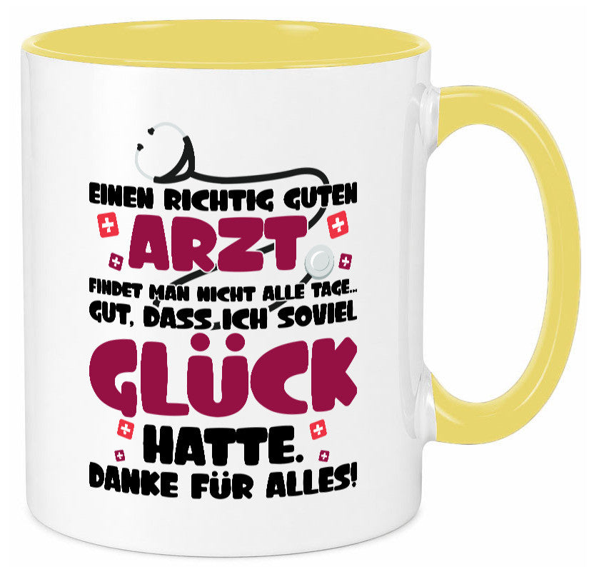 Richtig guter Arzt | Dankeschön Tasse Ãrzte Spruch vl1 Humor Geschenkidee