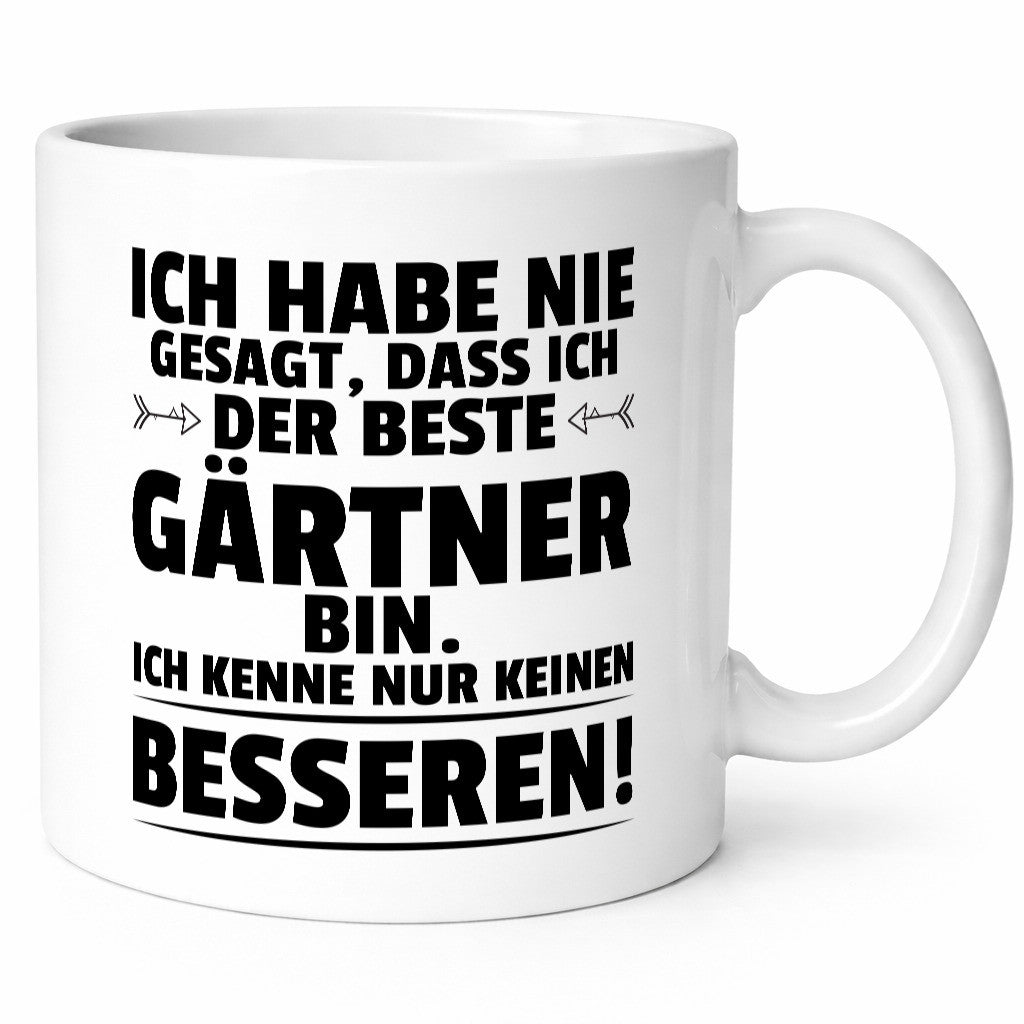 Der Beste Gärtner | Gartenbau Geschenkidee Humor Tasse
