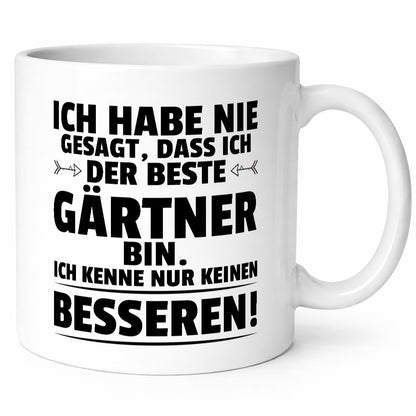 Der Beste Gärtner | Gartenbau Geschenkidee Humor Tasse