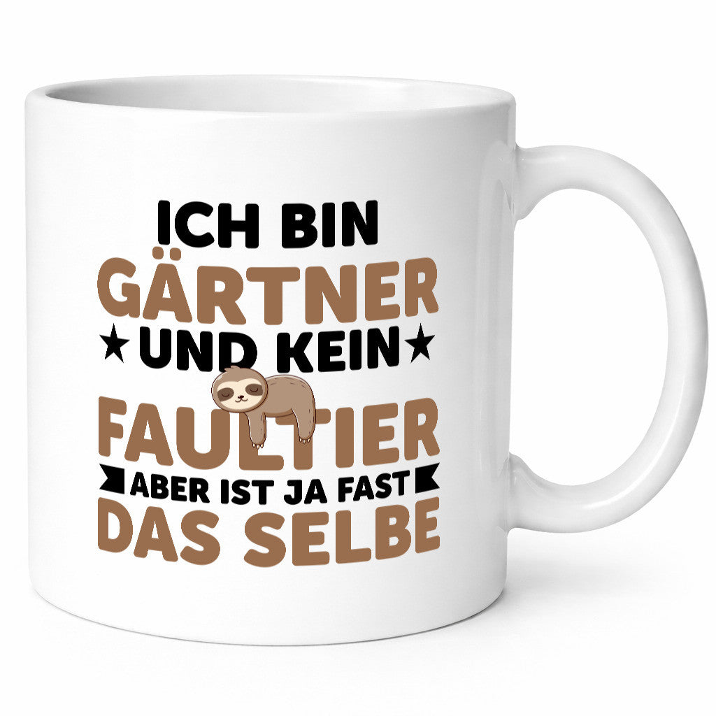 Ich bin kein Faultier: Gärtner | Gartenbau v2 Geschenk Tierliebhaber Humor