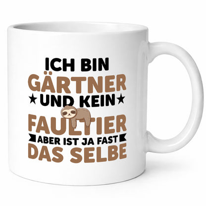 Ich bin kein Faultier: Gärtner | Gartenbau v2 Geschenk Tierliebhaber Humor