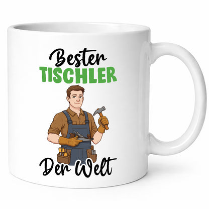 Bester Tischler | Handwerk Beruf Tischlerei v2 Geschenkidee Arbeit Kollegen