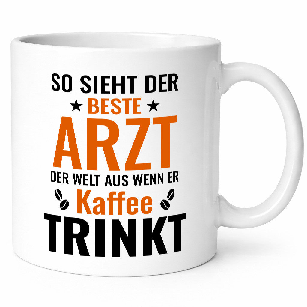 Kaffee trinkt: Arzt | Medizin Doktor Facharzt Geschenk Humor Geschenkidee
