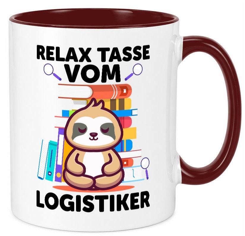 Relax Tasse: Logistiker | Beruf Logistik lustig Arbeit Kollegen Büro Geschenk