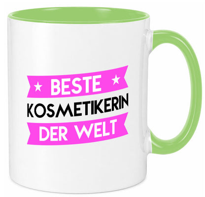 Beste Kosmetikerin | Kosmetik Stylistin Visagistin Geschenkidee Humor Tasse