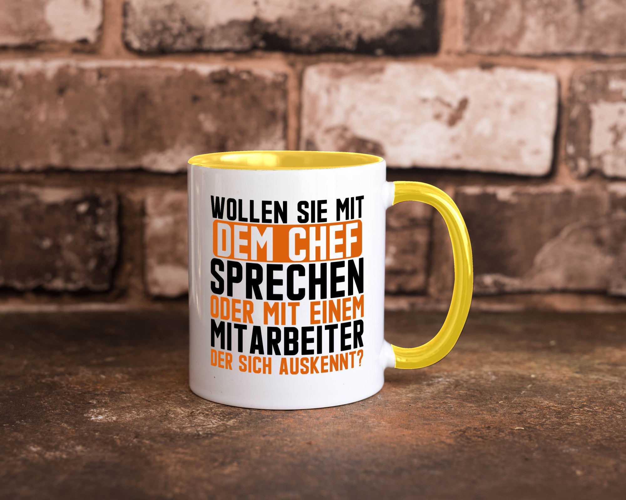 Wollen sie mit dem Chef Sprechen | Mitarbeiter Humor Arbeit Kollegen Büro