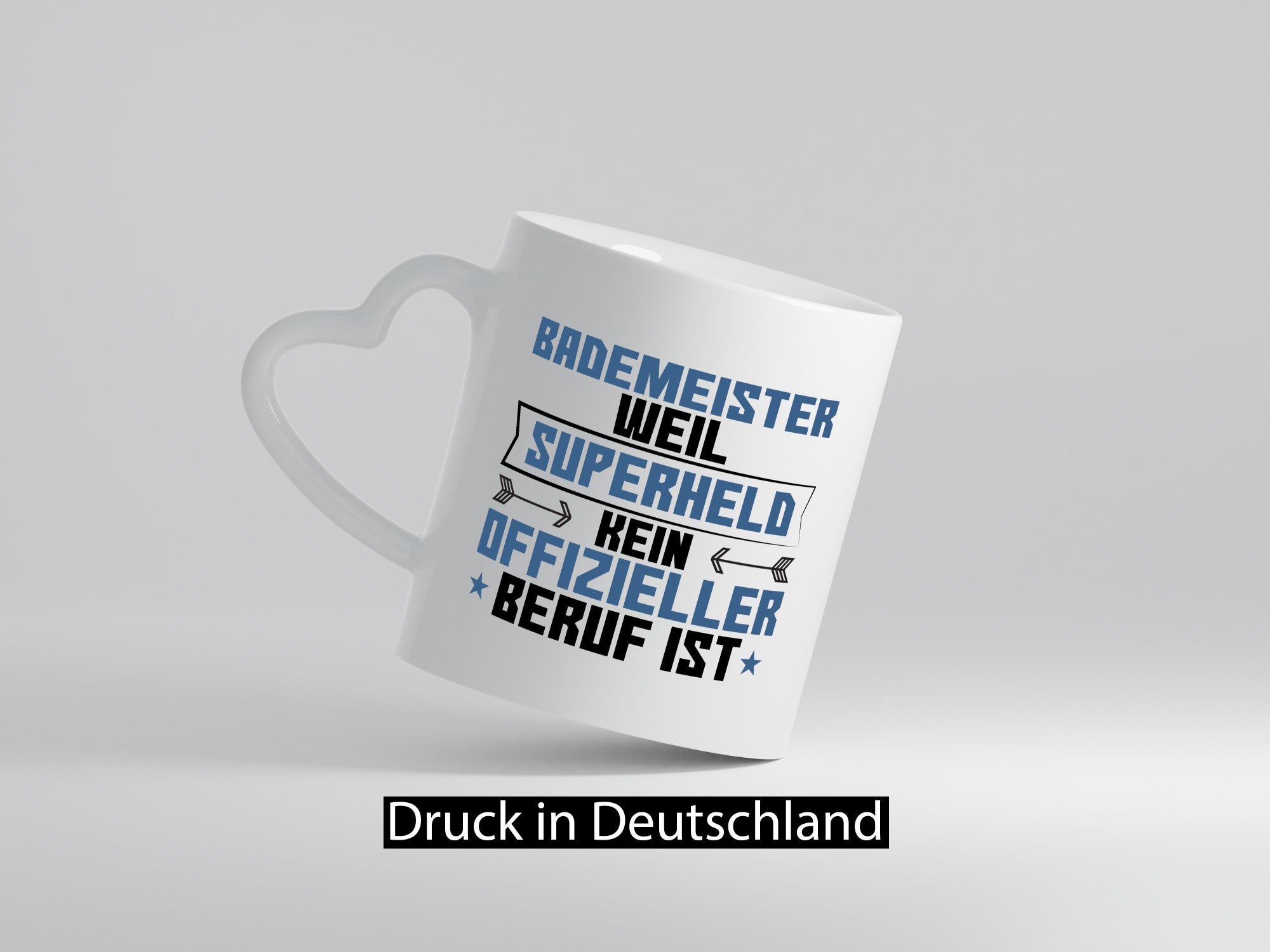 Superheld Bademeister | Rettungsschwimmer Geschenkidee Humor Tasse