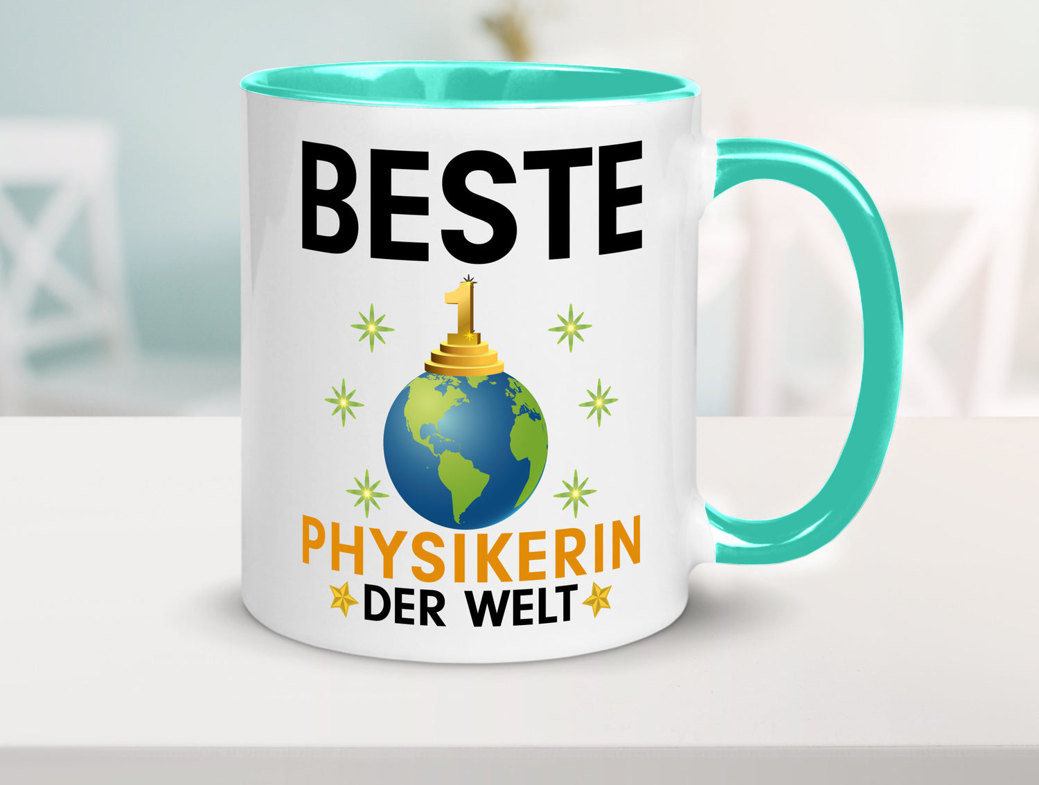 Welt Beste Physikerin | Physik lustiger Spruch Geschenk Humor Geschenkidee Tasse