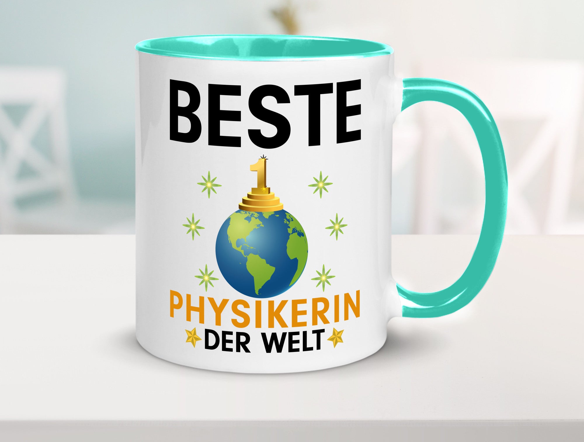 Welt Beste Physikerin | Physik lustiger Spruch Geschenk Humor Geschenkidee Tasse