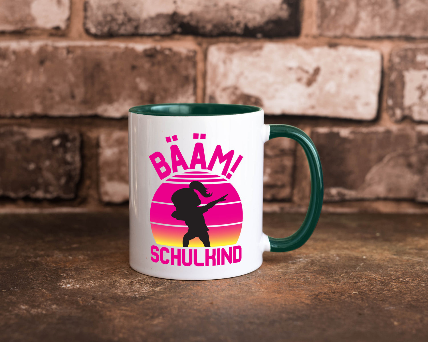 Bääm Schulkind | Einschuldung Schulanfang Geschenkidee Humor Tasse