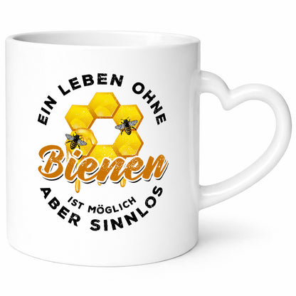 Ein Leben ohne Bienen ist möglich aber sinnlos Geschenk Humor Geschenkidee