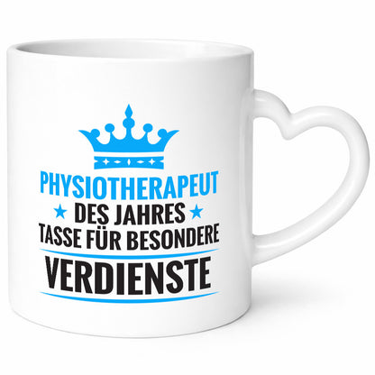 Besonderer Verdienst: Physiotherapeut lustig Humor Geschenkidee Geschenk Tasse