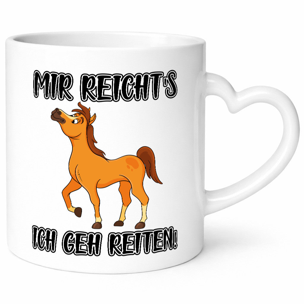 Ich geh reiten | Pferde Tasse Reiter Mädchen Humor Geschenkidee