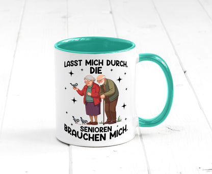 Senioren brauchen mich | Altenpflege Pflegekraft lustiger Spruch Geschenk Humor
