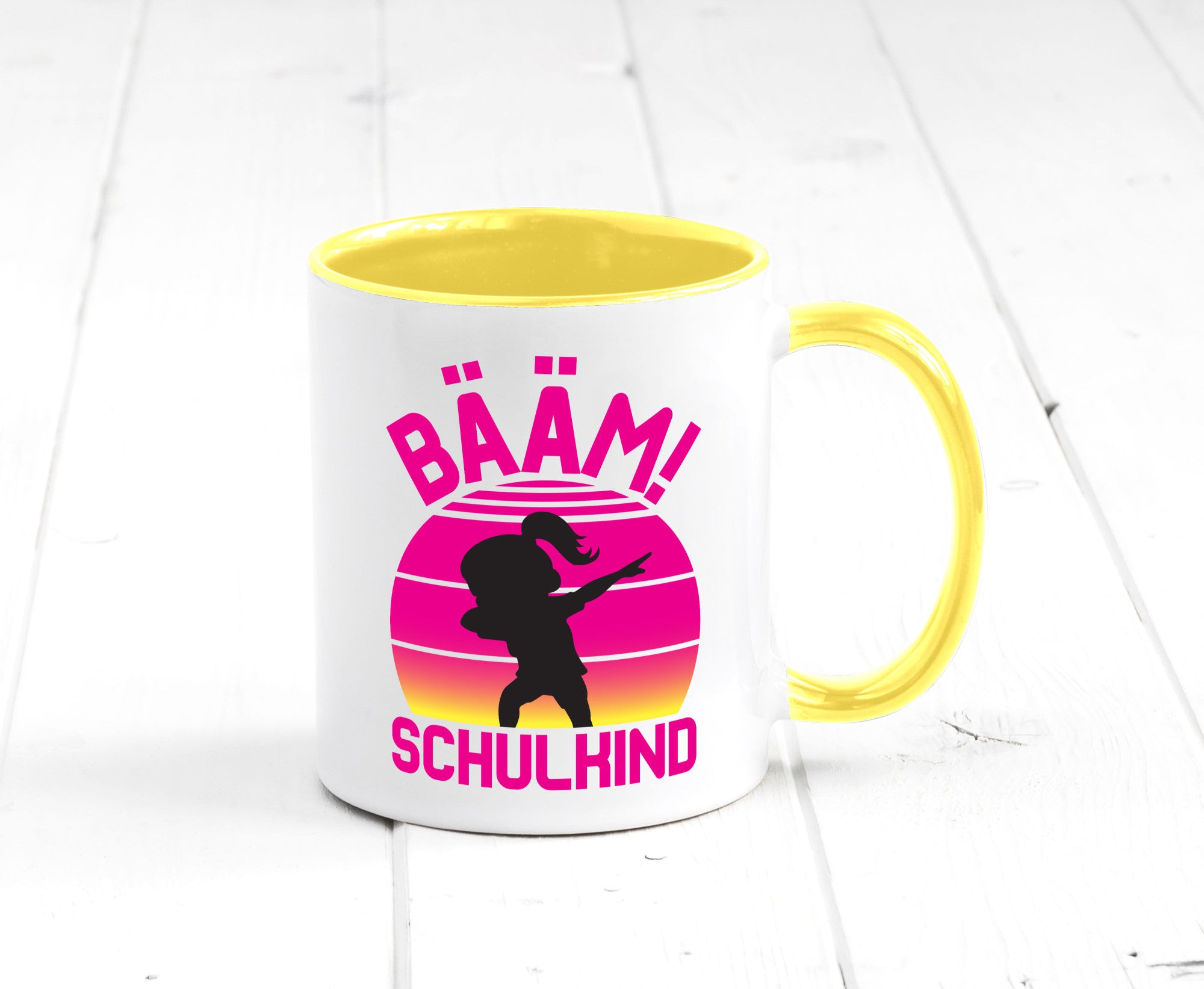 Bääm Schulkind | Einschuldung Schulanfang Geschenkidee Humor Tasse