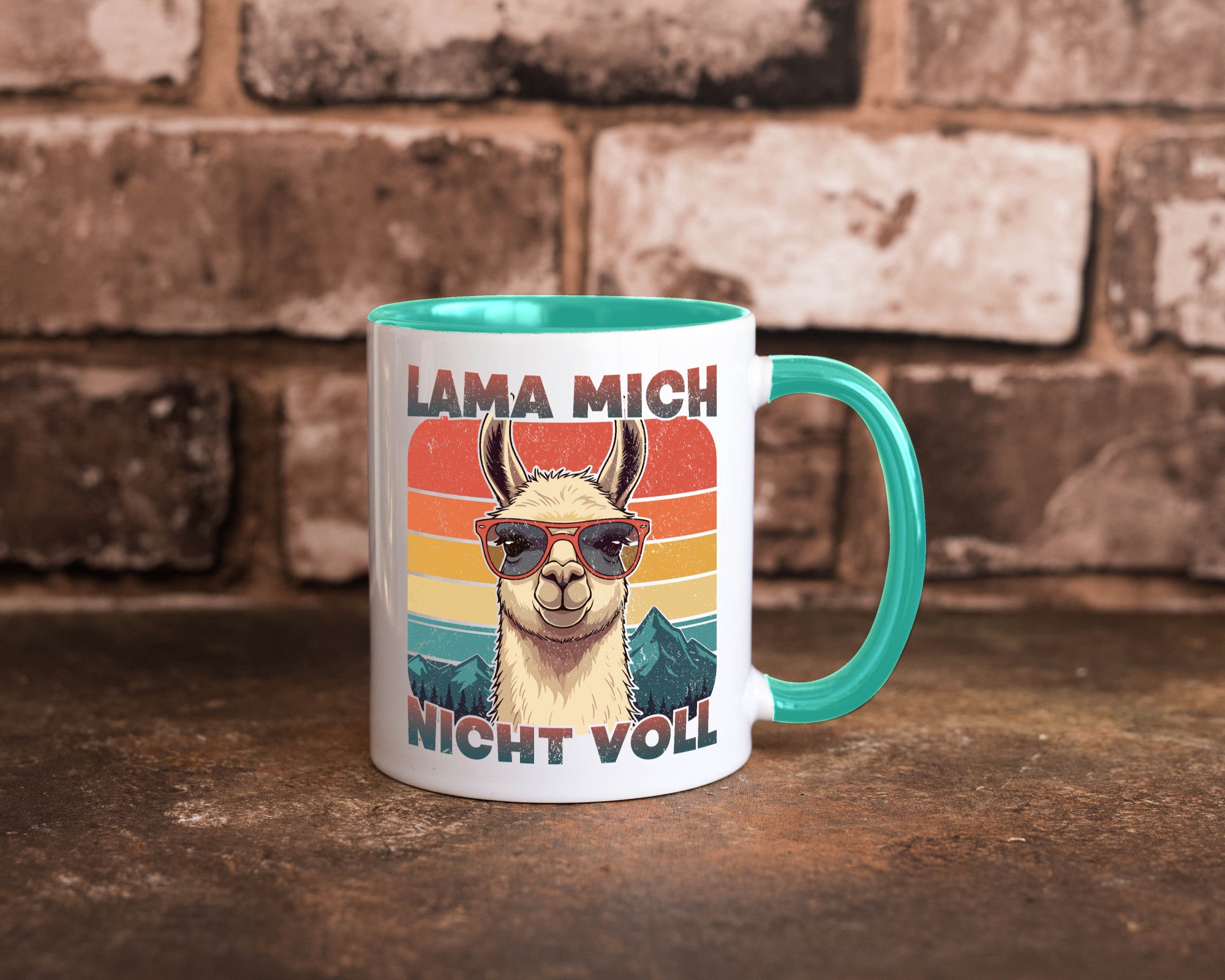Lama mich nicht voll | Alpaka Kamel Retro lustig Humor Geschenkidee Geschenk