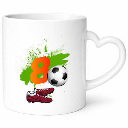 8. Geburtstag | Jungen Fußball Fußballspieler lustig Geschenkidee Geschenk Tasse