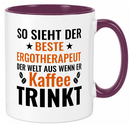 Kaffee trinkt: Ergotherapeut | Ergotherapie lustig Humor Geschenkidee Geschenk