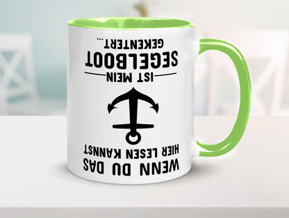 Segler Tasse | Segelboot Humor Kapitän Spruch Witz Geschenkidee