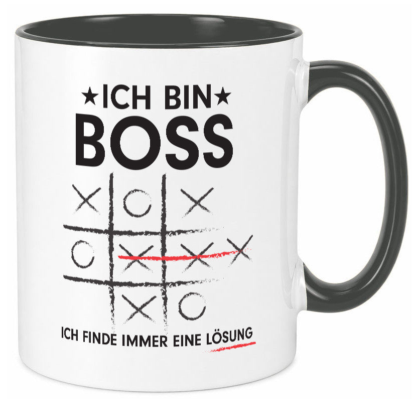 Lösung finden: Boss | Führungskraft Vorgesetzter v2 lustig Humor Geschenkidee