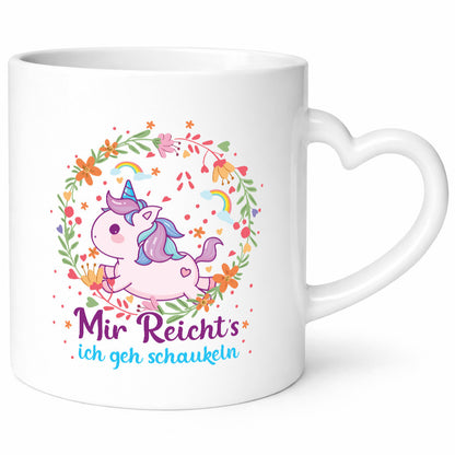Mir reichts ich geh Schaukeln | Einhorn Einhornliebhaber lustiger Spruch