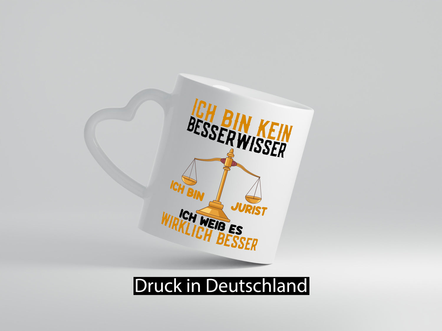 Bin kein Besserwisser | jurist weiß alles besser Humor Geschenkidee Tasse